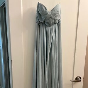 Mint green dress chiffon